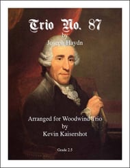 Trio No. 87 Allegro di Molto Flute, Flute, Oboe Trio cover Thumbnail
